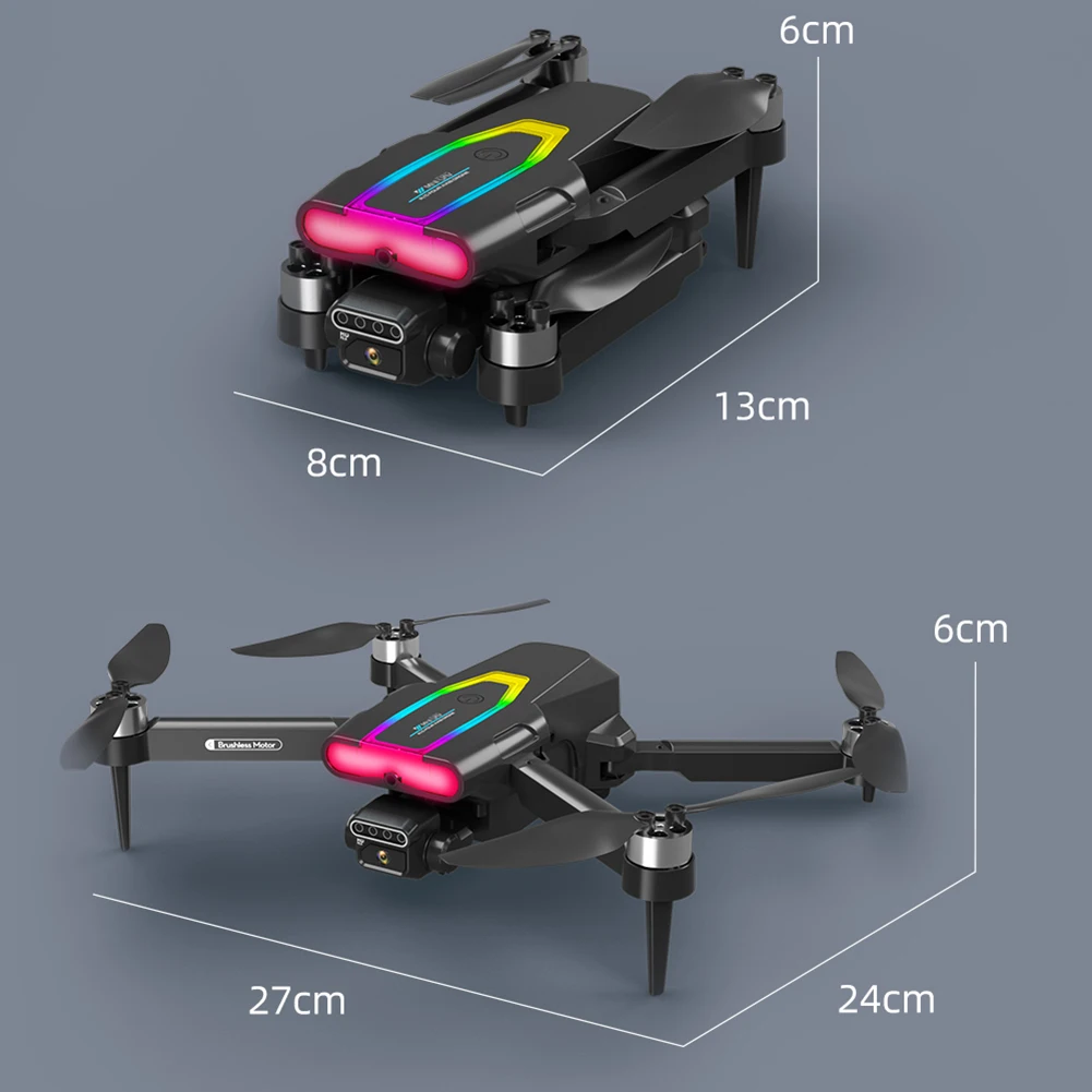 F199 Brushless Drone 4k Profesional 8K HD Dual Camera Obstacle Avoidance Aerial Photography Foldable Quadcopter Flying