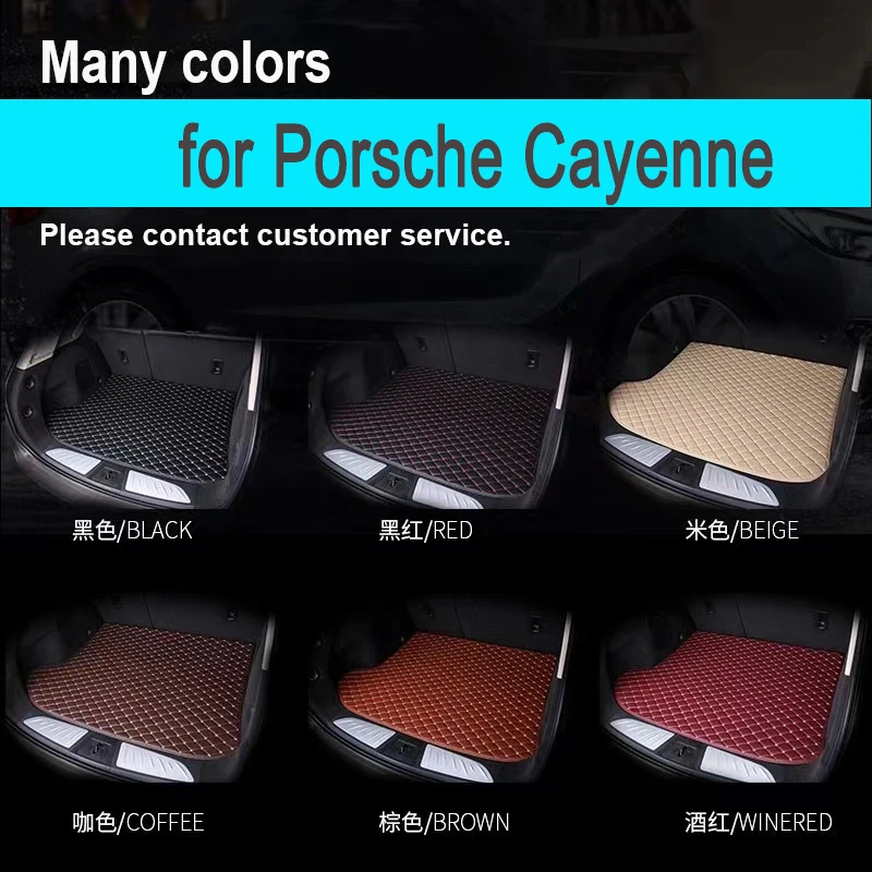 

"Car trunk mat for Porsche Cayenne 2011 2012 2013 2014 2015 2016 2017 cargo liner carpet interior accessories cover "
