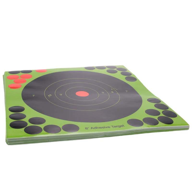 

A18E-250Pcs/Set Hunting Targets 8X8 Inch Self Adhesive Paper Reactive Splatter Targets Stickers