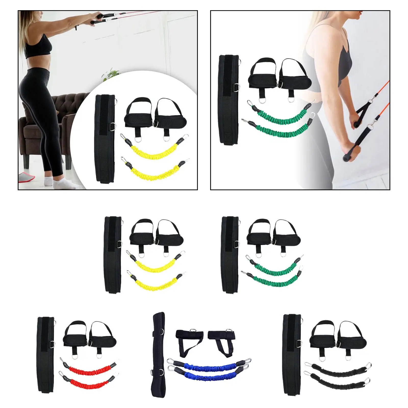 Boxing Resistance Bands Set, Training Band for Taekwondo, Football, Kickboxing