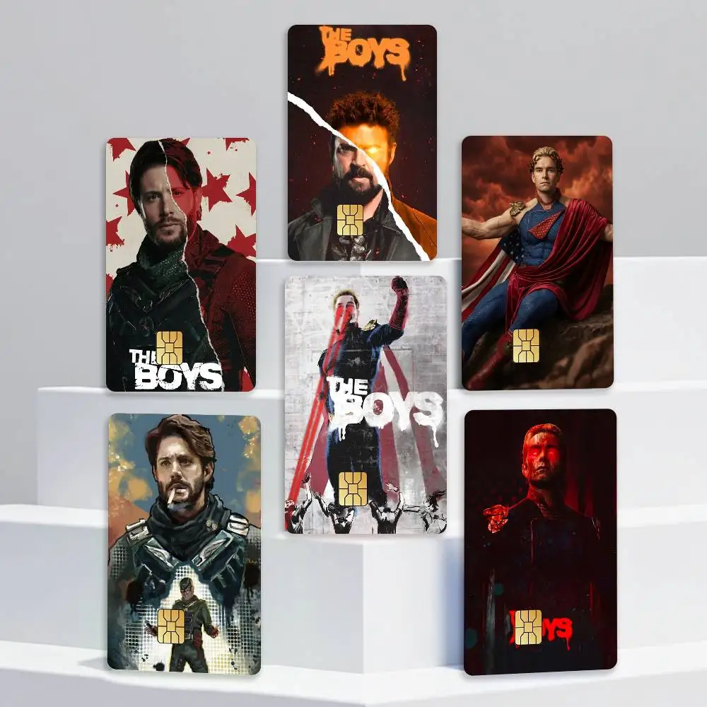 H-Homelander The BoyS S-Soldier Boy  Card Stickers for Bank Access Protective Waterproof Film Cover Sticker Gift