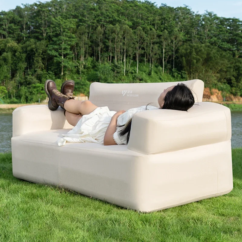 Inflatable Chair Air Sofa Outdoor Furniture Seatings Camping Equipment Rest Couch Matt Puffs Armchair Garden Armchairs Seats