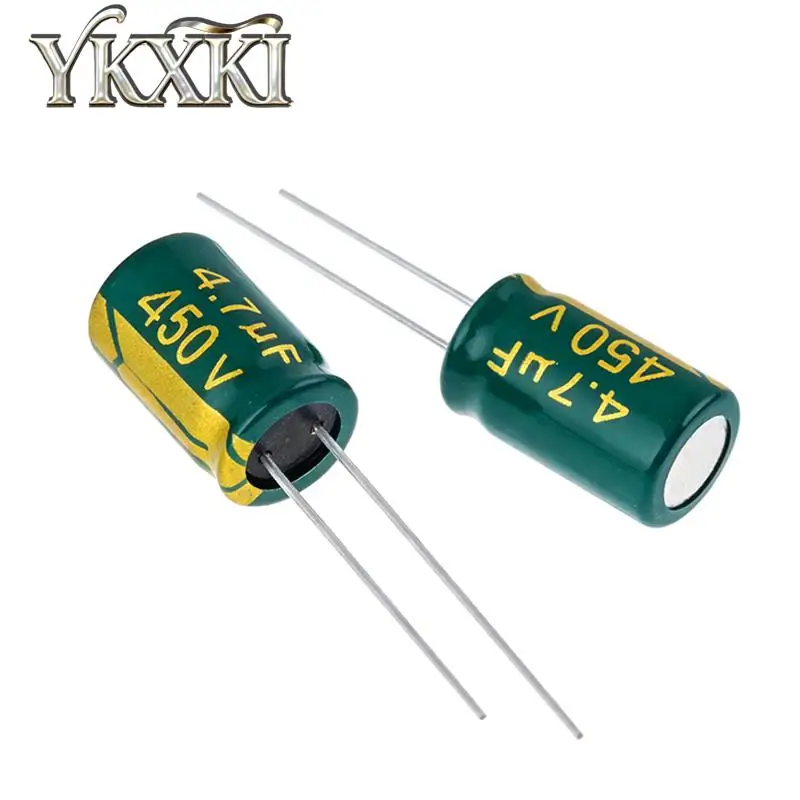 20PCS 450V 4.7UF Electrolytic Capacitor 4.7UF 450V 8X12MM Aluminum Electrolytic Capacitor