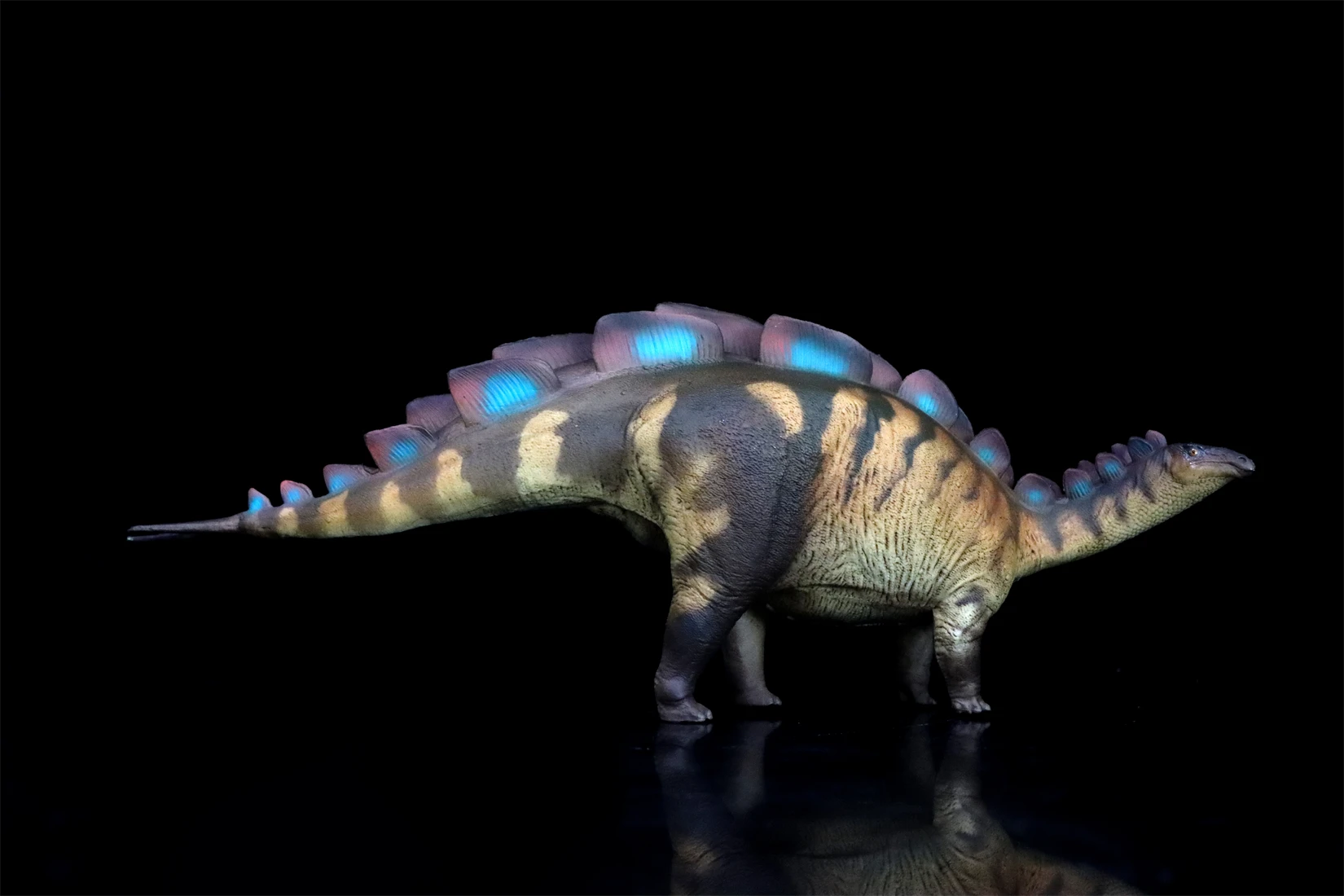 PNSO-Modelo de dinossauro de Stegosauridae, Dinossauro Pré-histórico Cena Animal, Decoração Coleção, Estátua Científica, 82