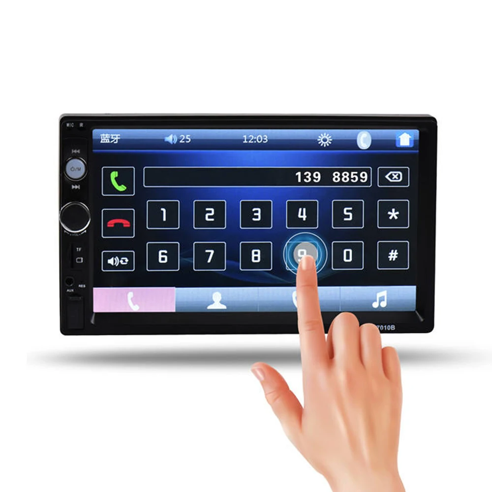 2 Din Universal Android System Car Radio with Touch Screen Phone Link 1 Year Warranty-2023 Car Multimedia DVD Player