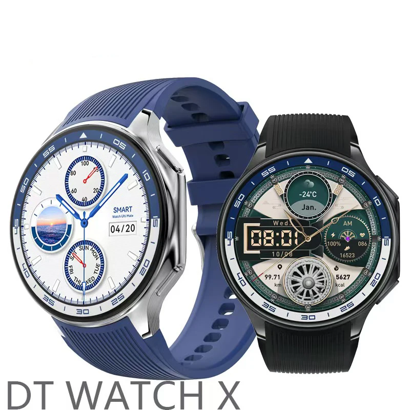 2024 ใหม่สมาร์ทนาฬิกา DT WATCH X กันน้ํา 4GB MP4 Player อัลบั้ม BT Call AMOLED ผู้ชายสมาร์ทนาฬิกาโหมดกีฬาหลายนาฬิกาผู้หญิง