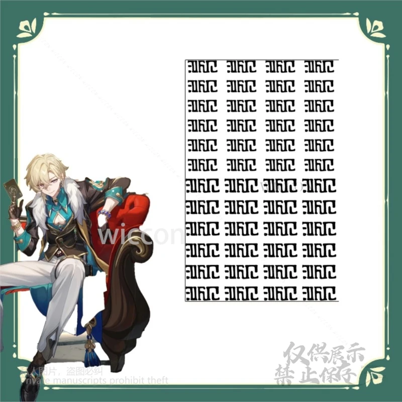 لعبة هونكاي ستار رايل افينتورين كوسبلاي النرد بوكر رقاقة ثلاثية الأبعاد بطاقات ذهبية نظارات وشم مؤقت كوسبلاي حفلة الهالوين