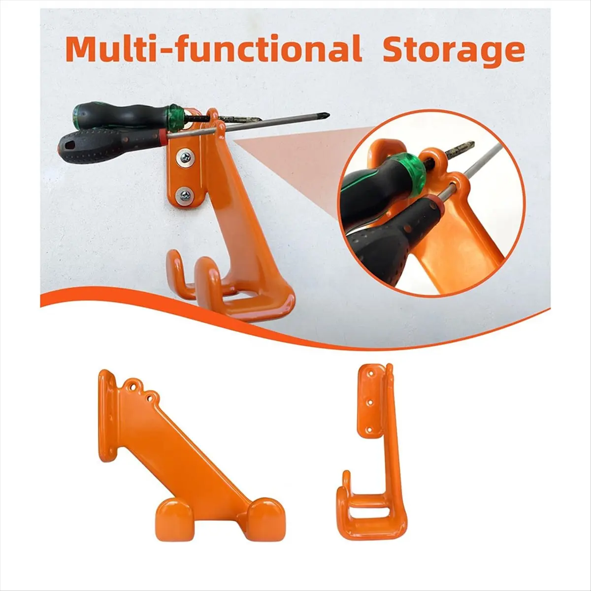 Top Sale Chainsaw Holder, 1 Pack Chainsaw Wall Mount, Heary Duty Chainsaw Rack Stand Accessories Garage Organization Storage