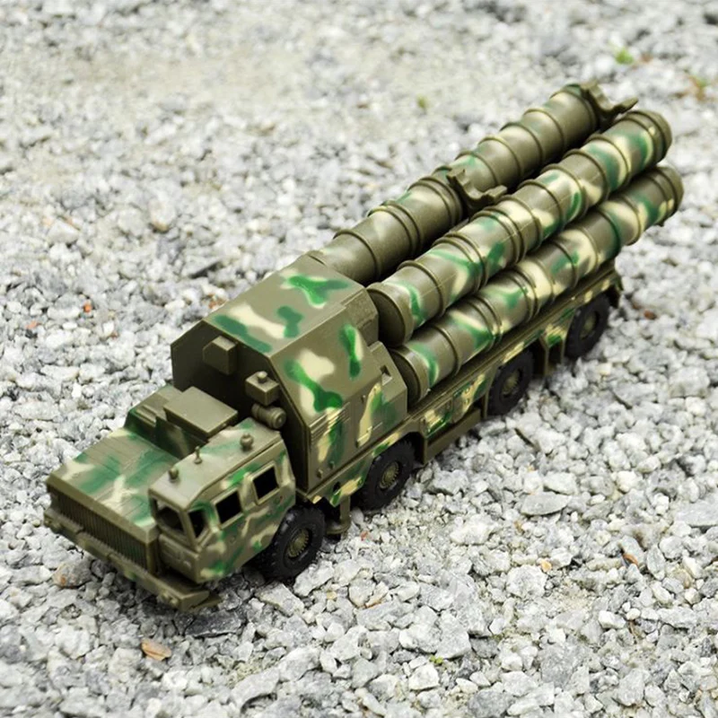 1/72 لعبة مجسمة عسكرية حديثة S-300 نظام الصواريخ الباليستية SA-10 إطلاق الصواريخ مركبة شاحنة خزان سيارة تجميع ألعاب الألغاز