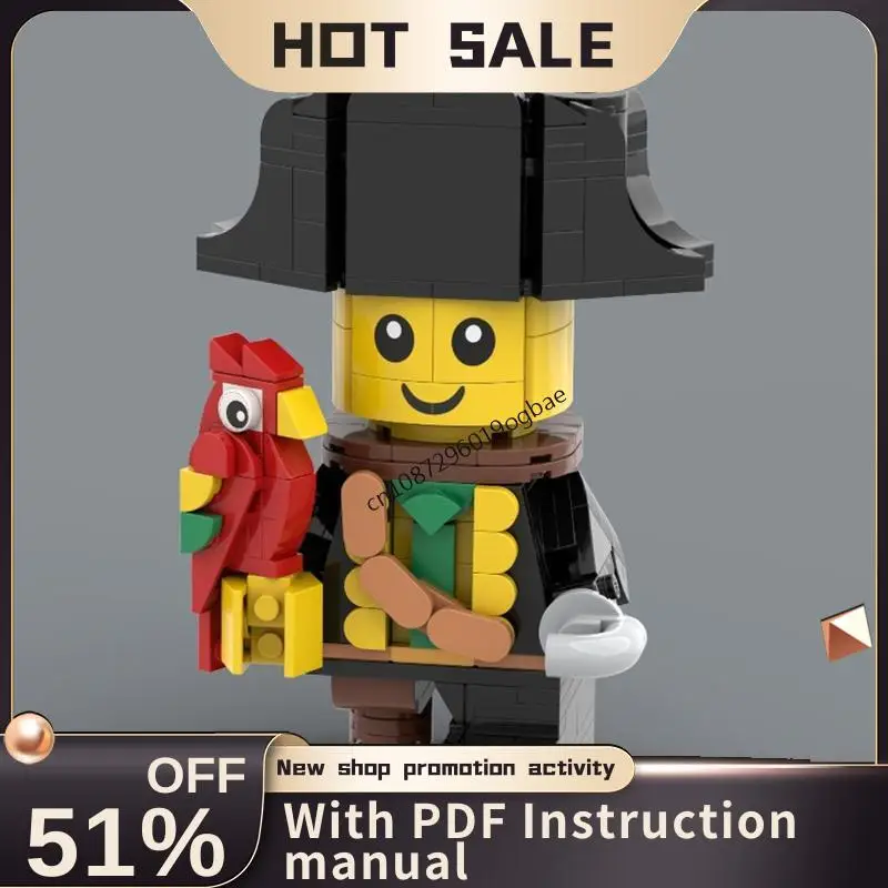 

Новинка, 298 шт., хит продаж, кирпичная фигурка, серия Moc Piratebaby, модель, строительные блоки, креативные идеи «сделай сам», детские игрушки, подарки на день рождения