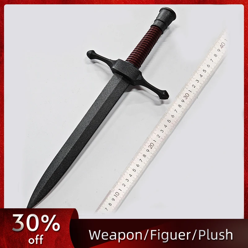 

41cm/16.14in Cosplay Swords Leather Patterned PU Props Model Katana Practice Party Supplies Display Collectible Desk Ornaments