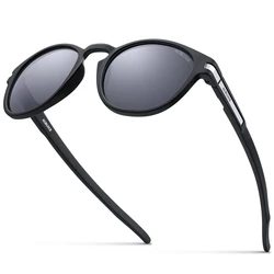 ACBLUCE Polarized sunglasses for Women men Black Retro for Driving UV400 Protection Fishing Sun Glasses