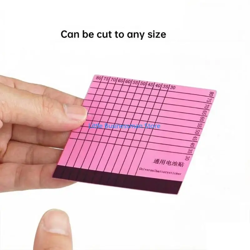 Multipurpose Battery Stickers 10Pcs Plastic Adhesive Sheets Strong Stickiness M76A