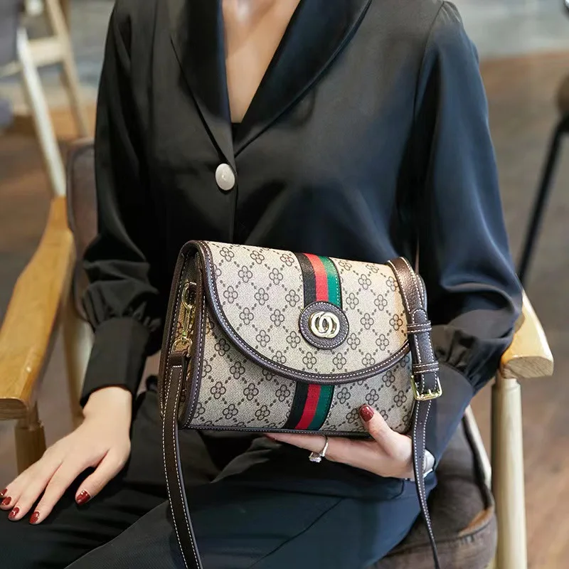 

Trendy Female Bag for College Students Campus Chic Crossbody Bag with Multiple Pockets for Organized Campus Life
