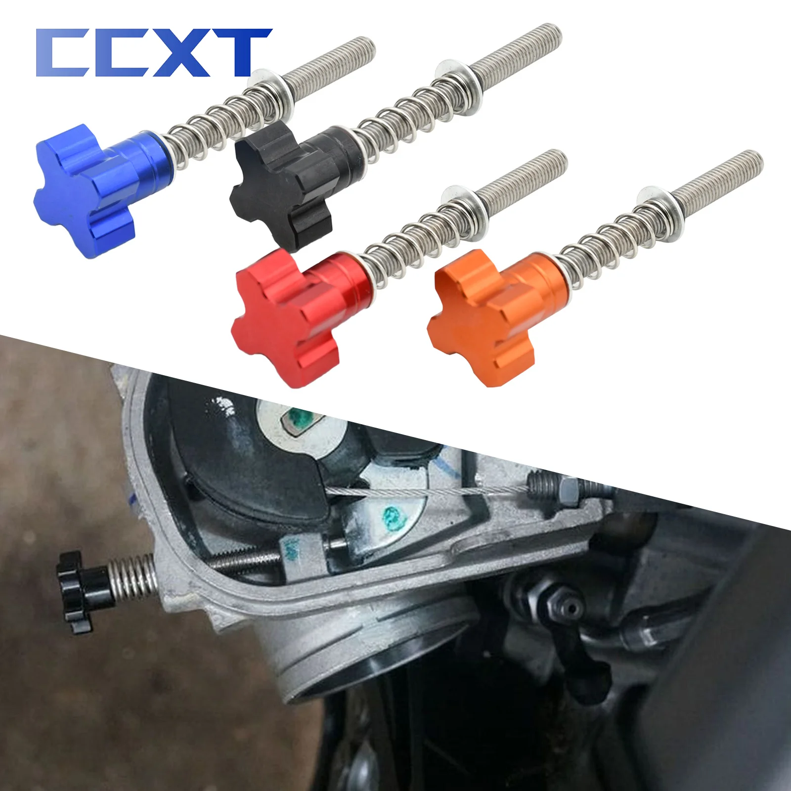 Motorcycle CNC Idle Speed Adjuster Screw For Husqvarna TE TX TE250i TE300i TX300i TE150i 2018-2022 For Gas Gas EC250 EC300 Parts