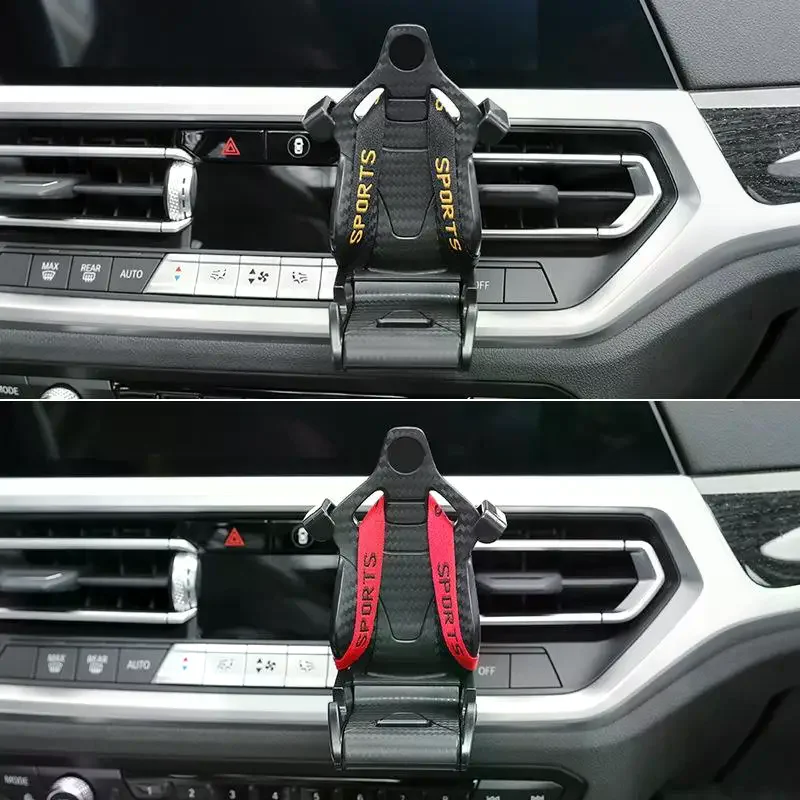 Racing Seat Car Phone Holder Mount Stand With Suction Cup For Phone Smartphone Mobile Cell Support Bracket