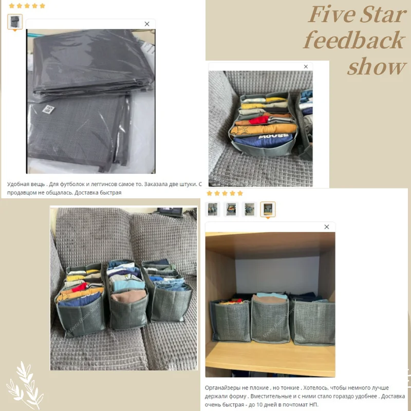 Hosen- und Jeans-Aufbewahrungsbox, Schubladenorganizer für Unterwäsche, BHs, Socken, Kleiderschrank-Organizer, T-Shirt-Organizer, Aufbewahrung – Detail 2