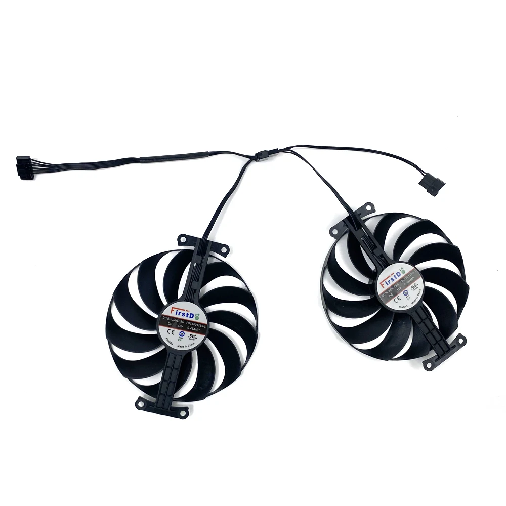 95mm Graphics card fan T129215SU FDC10U12D9-C 12V RTX 3070 RTX 3060Ti For ASUS RTX 3070 3060 Ti DUAL OC Graphic Card Cooler Fan