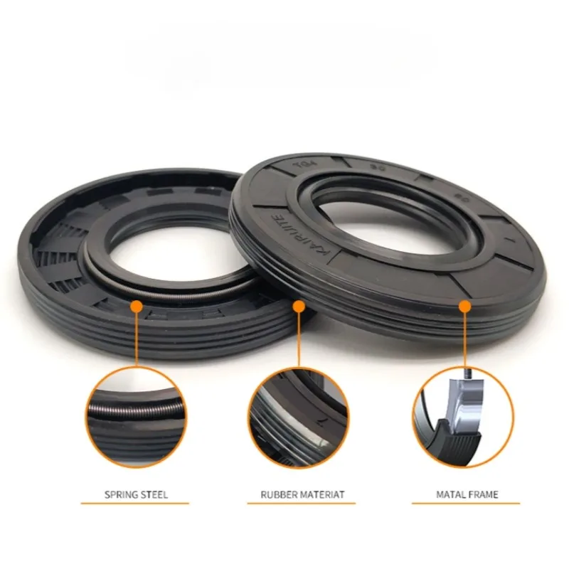 5pcs TC/TG4 Ding Qing Skeleton Oil Seal Lip Seal Rotary Shaft Seal Inner Diameter 20/25/30/35/40/45/50