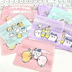 10pcs/set Small Zipper Plastic Bag Laser Pouch Zip Lock Pouch Kawaii ちいかわ ハチワレ Packaging Customized Cookie Cigar Bags with Clear