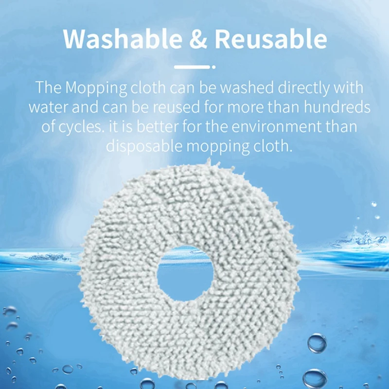 10PCS Accessories Kit for Dreame Bot L10S Pro /L10S Ultra /W10S Pro /S10 Plus Robot Vacuum Cleaner Replacement Parts