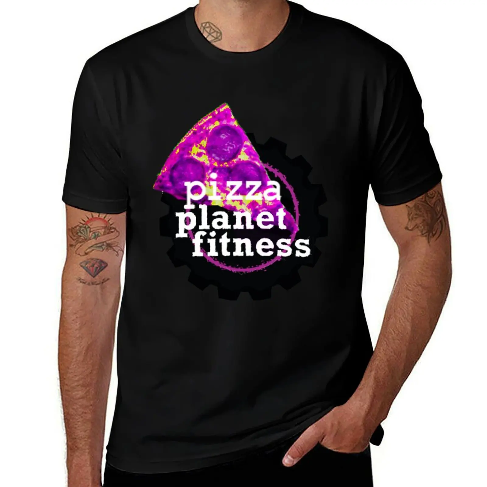 Funny Fitness Planet Parody T-Shirt Halloween Casual T-Shirt