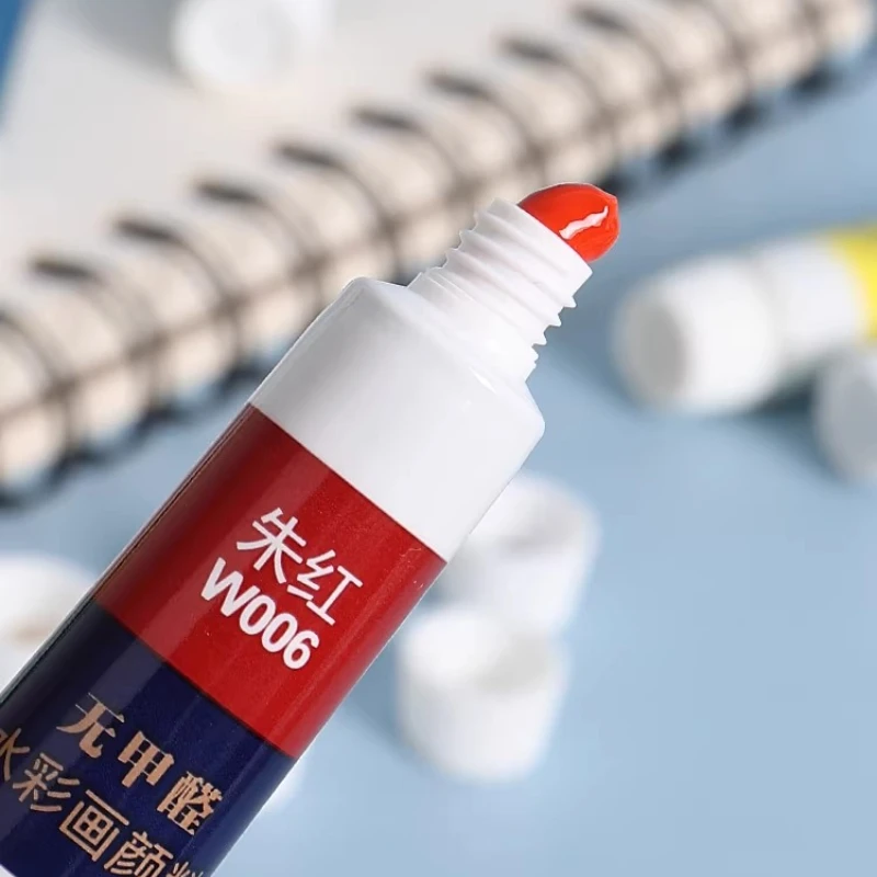 12/18/24 لون 5/12 مللي ألوان مائية صبغة الغواش ألوان زاهية قابلة للغسل لوحة جرافيتي توضيحية تصميم رسم خارجي #4