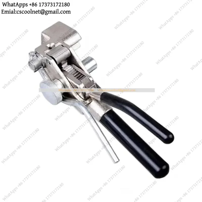 JS02 Manual Stainless Steel Cable Tie Tool, Alloy Steel Blade, Cutting Width up to 25mm, Thickness up to 1.2mm