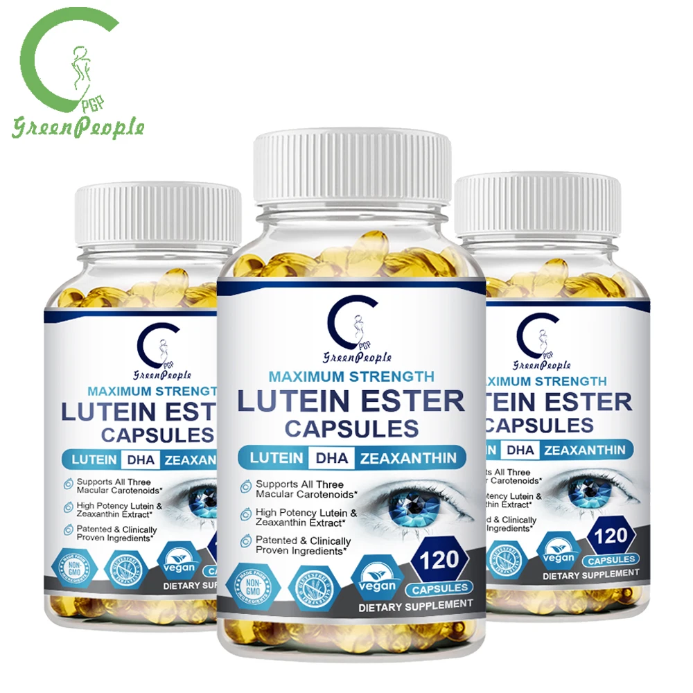 

GPGP Greenpeople Eye Care Lutein&Xanthophyll Capsule Lutein и добавки Zeaxanthin, 50 мг на обслуживание | Эфирный витамин для глаз