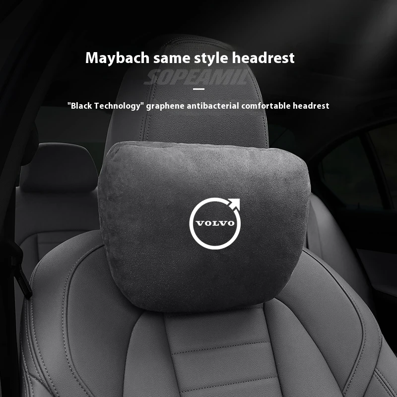 Volvo XC40 XC60 XC70 XC90 S40 S60 S80 S90 C30 V40 V50 V60 V70 V90 Car Headrest Neck Support Seat Lumbar Cushion Soft Neck Pillow