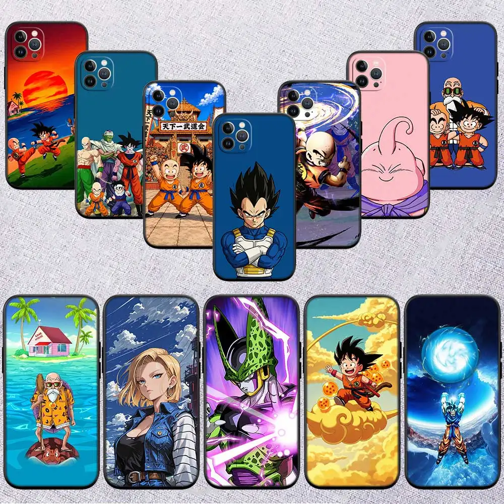 PU16 Dragon Ball Z Phone Case for Samsung Galaxy M06 M15 M16 M35 M55 M56 A36 A42 A50 A50S A51 A52 A32 A33
