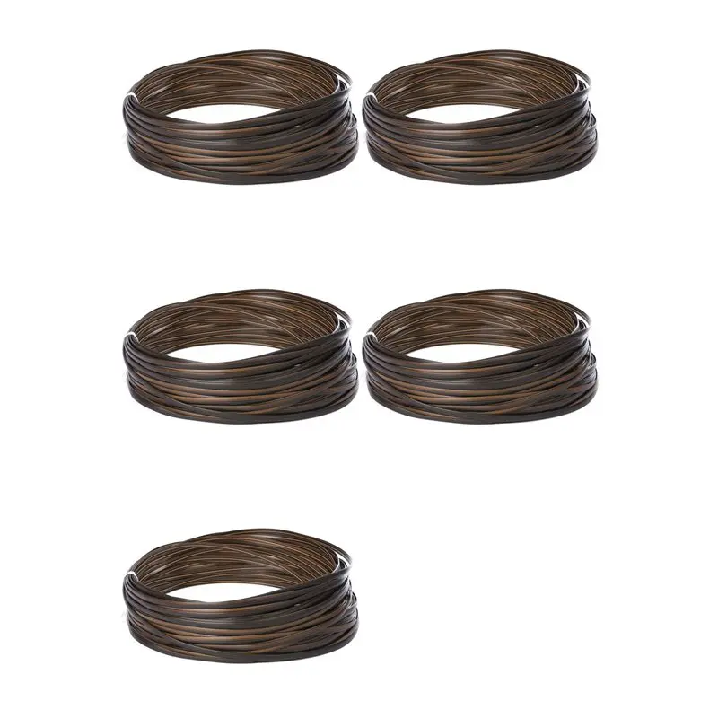 

AT29-5X плетеный ремонтный комплект, пластиковый ротанг для ремонта стульев для патио, замена плоской плетеной мебели