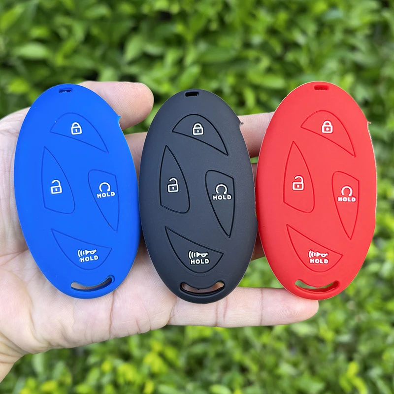 

Силиконовый чехол для автомобильного дистанционного ключа, чехол для Hyundai IONIQ 6, новый Гран-при GN7 Kona, защищенный держатель, сумка без ключа, аксессуары