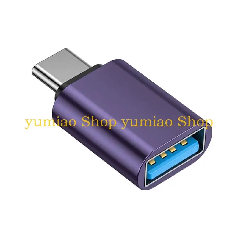 587B USB3.0 To Type C Adapter Fast Speed Data Transfer Converters For Smartphones Laptops Metal Design