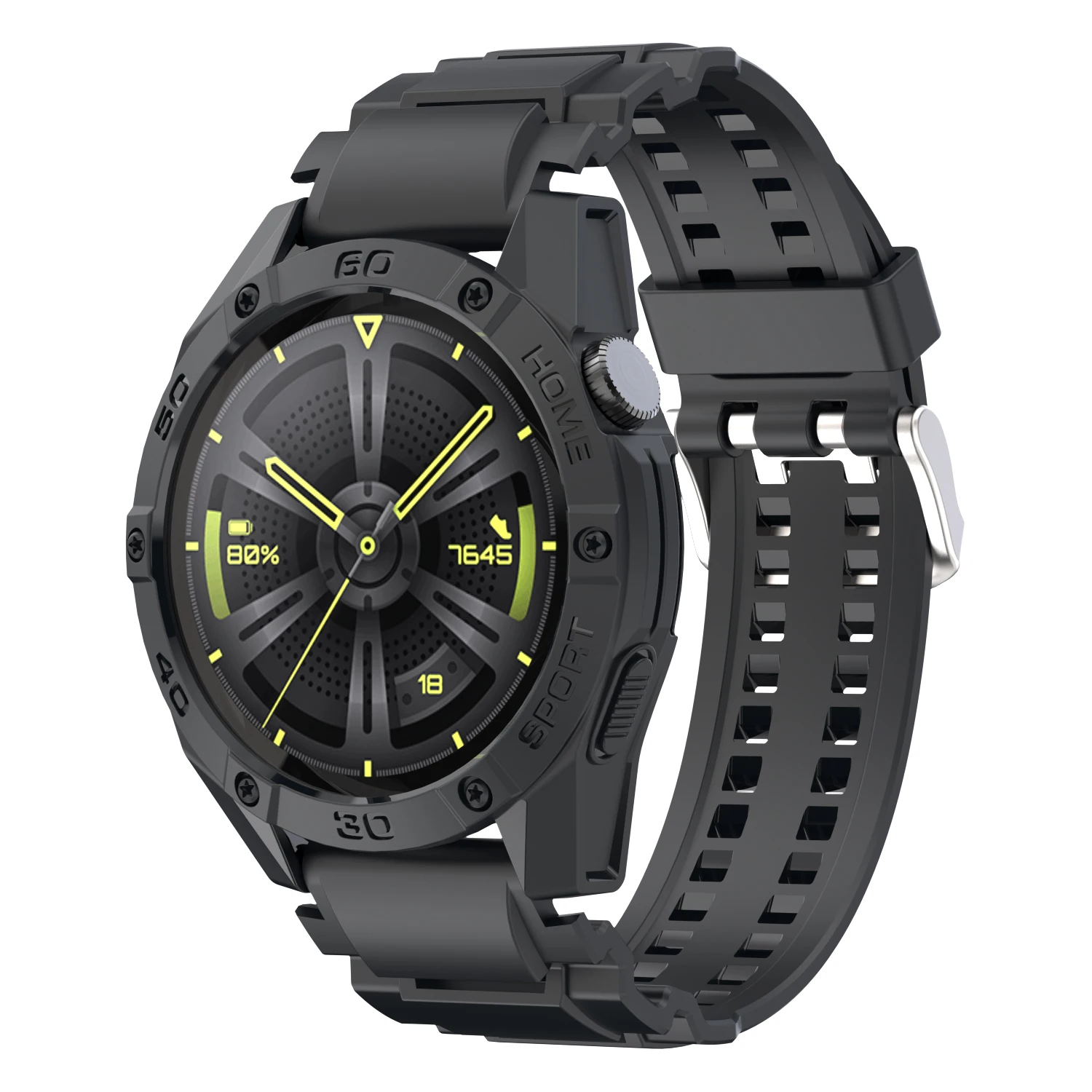 SIKAI Case for Huawei GT3 46mm Smart Watches Cover TPU Shell Strap for GT 3 46mm Protector USB Charger Sport Accessories