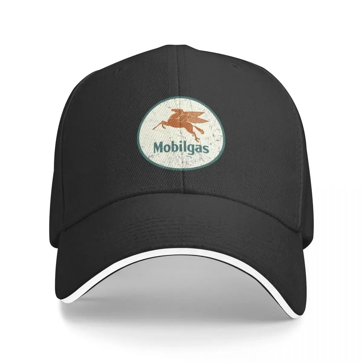 Mobilgas Vintage Mobil Oil Racing Baseball Cap fashionable Sports Cap For Men Women's