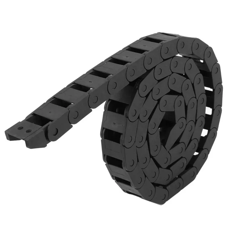 10 X 20mm 10*20mm L1000mm Cable Drag Chain Wire Carrier with End Connectors for CNC Router Machine Tools