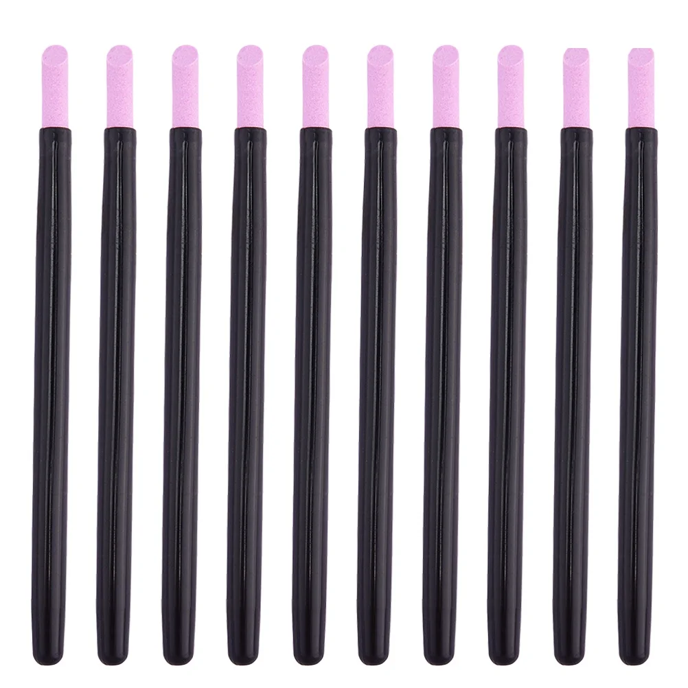10 pz Penna per intaglio delle unghie Lavabile Strumento per manicure per la molatura della pelle morta Rimozione della cuticola Unghie polacche Penna per incisione delle unghie Manicure