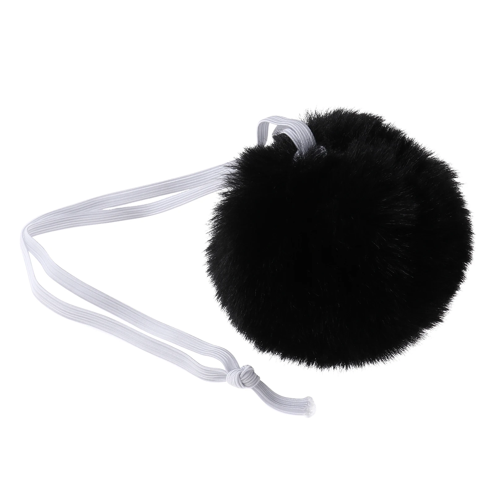 Peluche Bunny Tail Cute Bunny Cosplay puntelli Goth Lolita Rabbit Tail Bunny Party Tail Ball accessorio per Costume da festa di Halloween