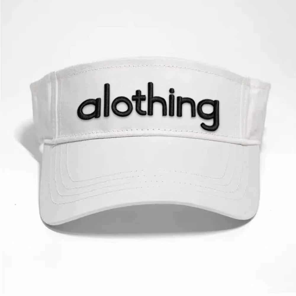 Alothing Empty Top Hat For Women\'s Summer Sports Cycling Sun Hat Fashionable letter Embroidery Baseball Hat Outdoor Running Hat