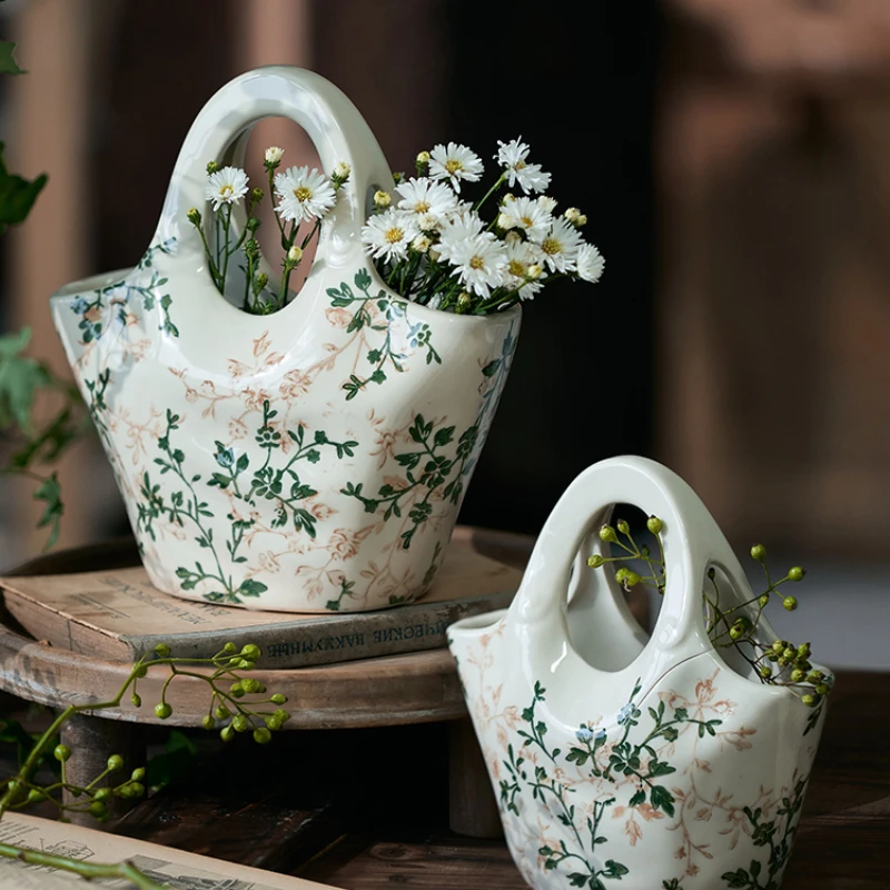 Bag ceramic vase ornaments, li - Florist Supply Vases recension och pris