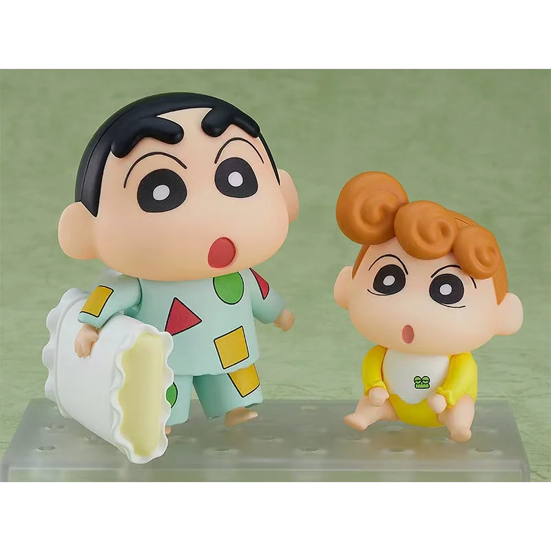 In Stock Original GOOD SMILE GSC1565 Crayon Shin-chan Shinnosuke Nohara Pajama & Himawari Official Action Anime Figure Genuine