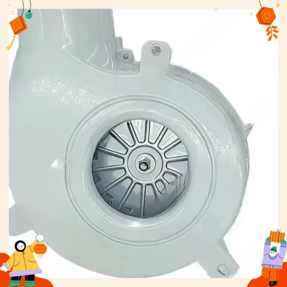 60W High Temperature Resistant Biomass Pellet Stove Induced Draft Fan 220V Small Silent Fireplace Smoke Exhaust Centrifugal Fan