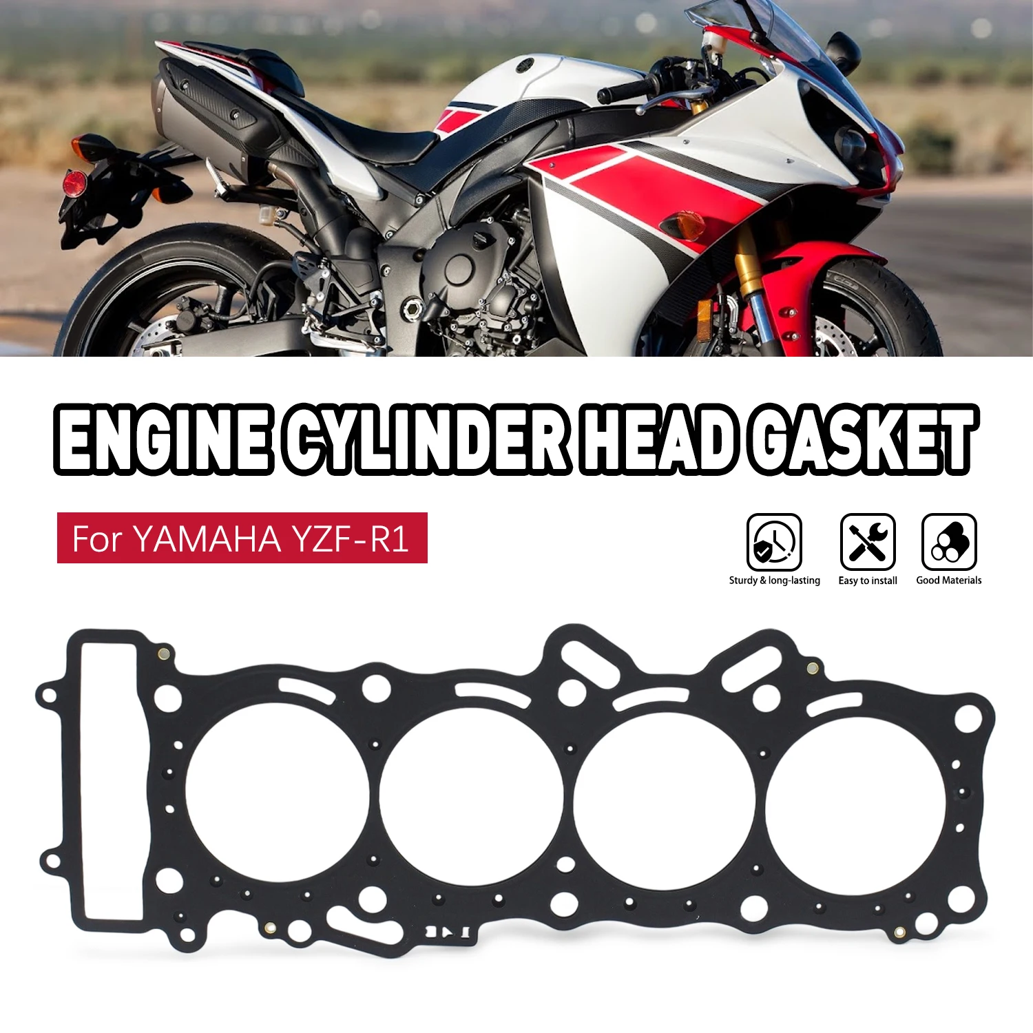 Engine Cylinder Head Gasket For Yamaha R1 YZF-R1 YZFR1 2009-2014 2010 2011 2012 2013 14B-11181-00-00 Motorcycle Accessories