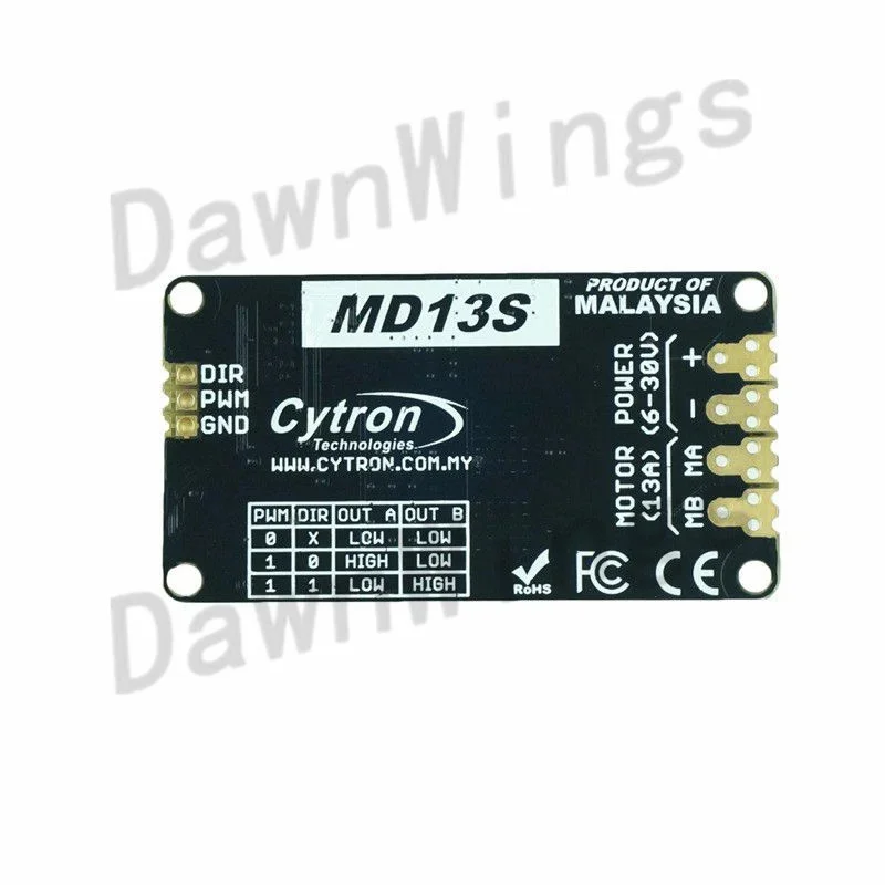 MD13S - Cytron 13Amp 6V-30V DC Motor Driver