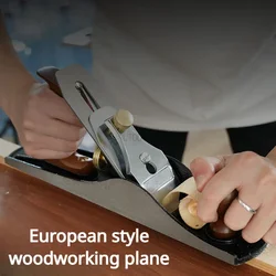 Pialla professionale per la lavorazione del legno da 354mm pialla a mano pialla a piano piatto europeo bordo inferiore grande strumento per falegname aereo per rifinire il legno