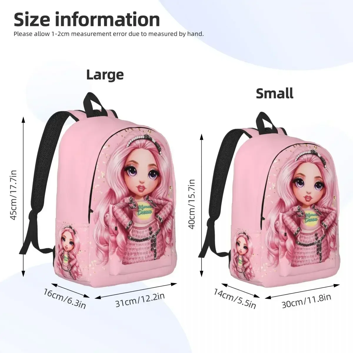 

Backpack for Boy Girl Kids Student School Bookbag Canvas Daypack Preschool Kindergarten Bag Gift
