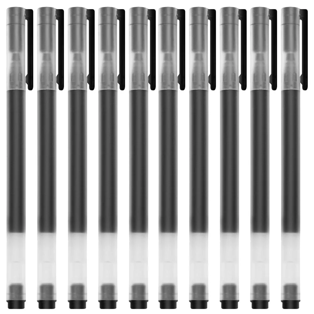 

10 Pcs High Capacity Large Neutral Pen Office Writing Pens Student Ballpoint Ink
