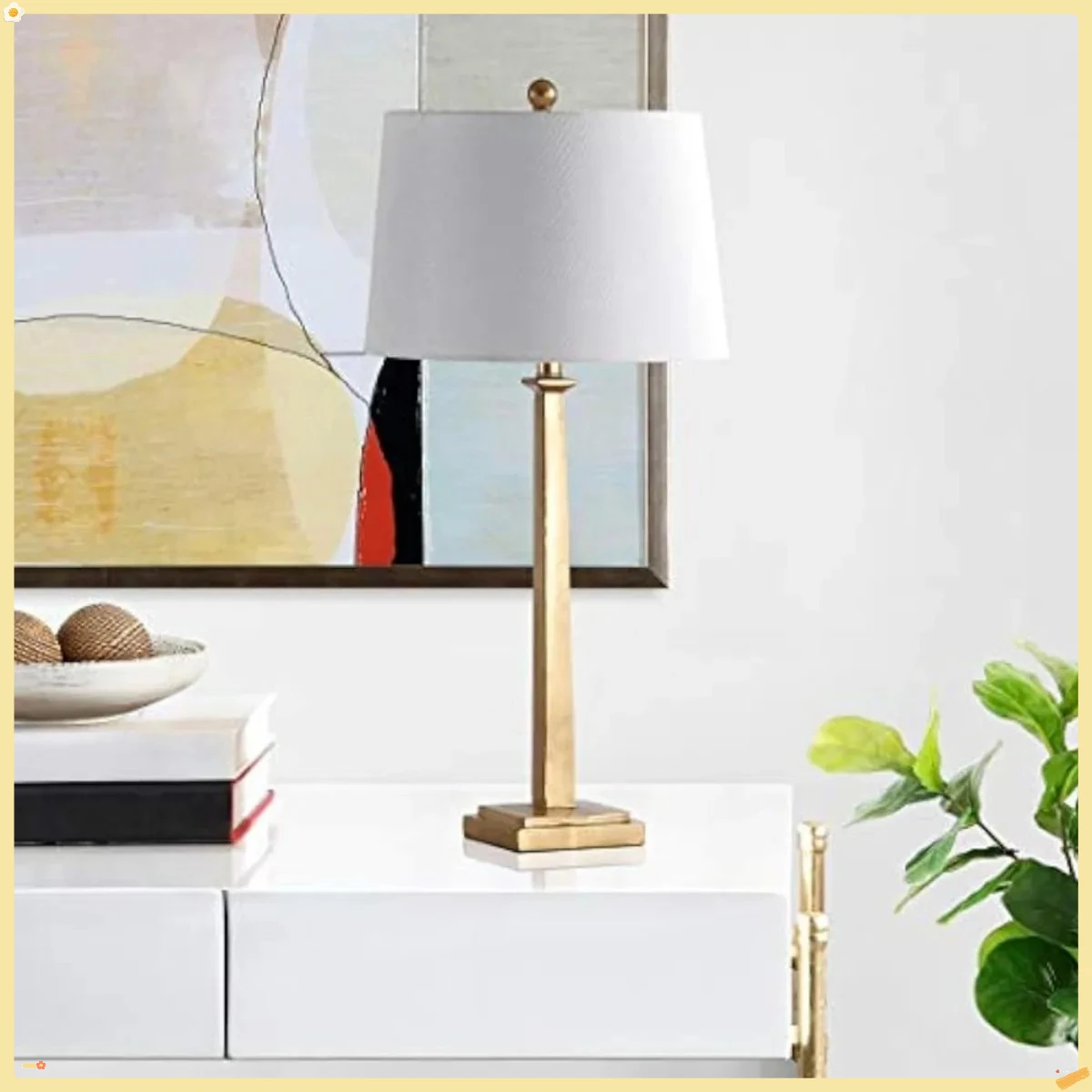 مجموعة الإضاءة 32 بوصة لغرفة النوم وغرفة المعيشة والمكتب المنزلي ومنضدة مجموعة مصابيح الطاولة مكونة من 2 (متضمن لمبات LED)