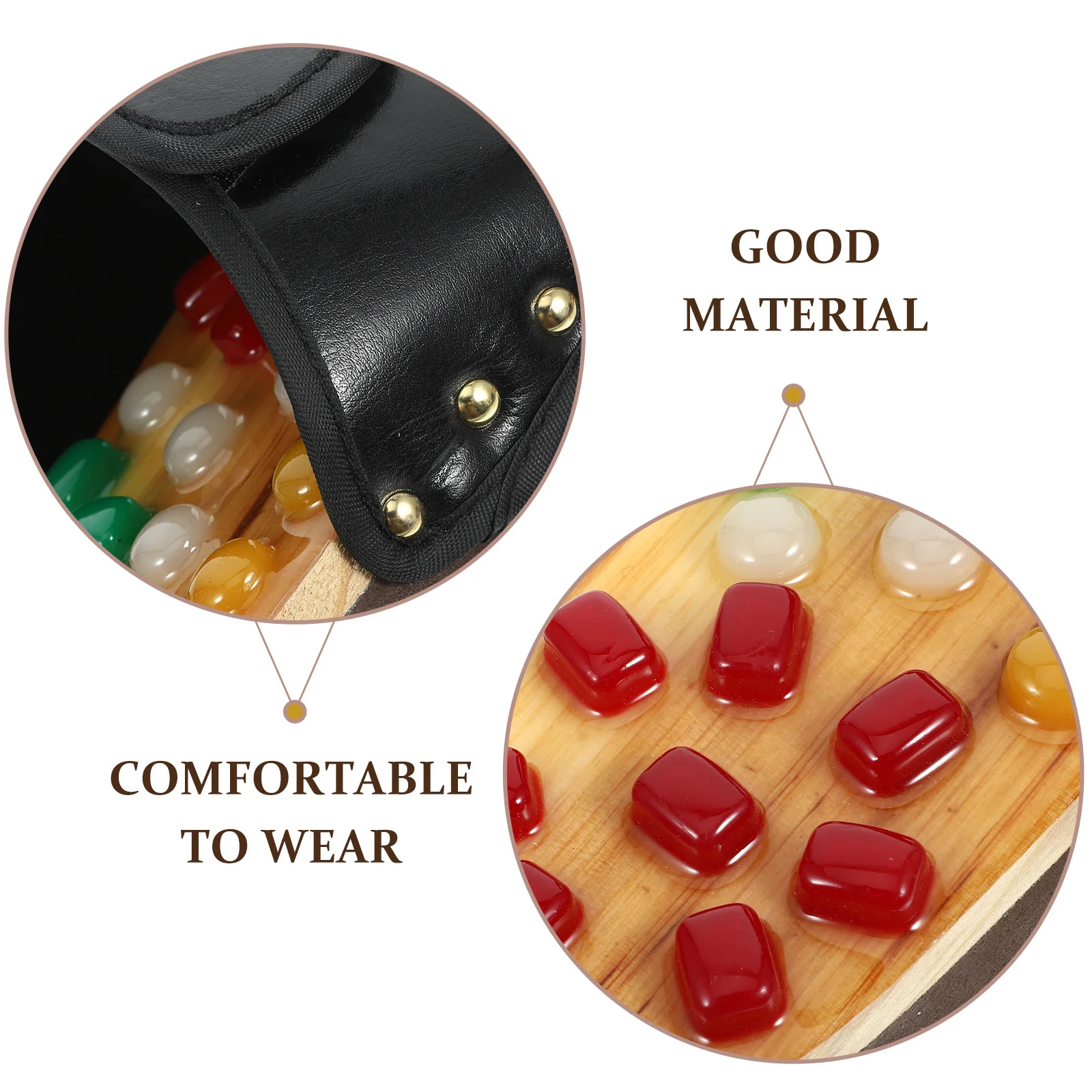 

1 Pair Massage Slippers Pu Eva Cobblestone Sole Foot Health Sandals For Plantar Fasciitis Pain Relief Anti Fatigue Walking